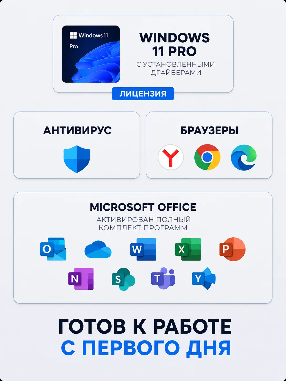 Офисный компьютер КВАНТ — Core i3-12100 / Intel UHD 730 / 16 GB DDR4 / 480 GB SSD — изображение 8